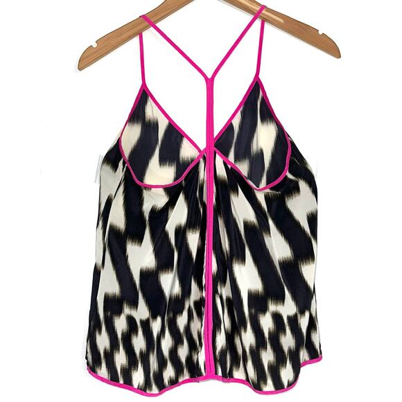 Charlie Jade Silk Printed Y-Back Tank Top Size XS - Picture 7 of 12